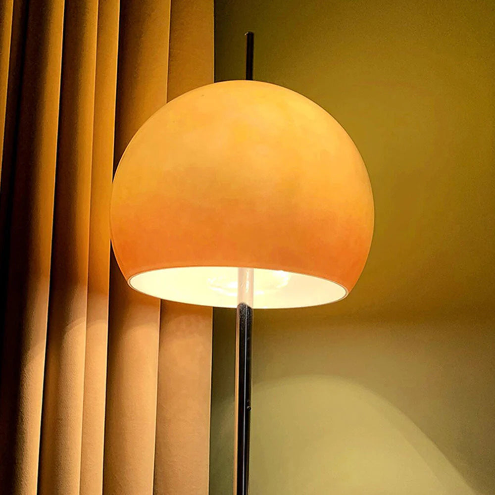 Bauhaus Glass Shade Floor Lamp for Living Spaces | Benrix