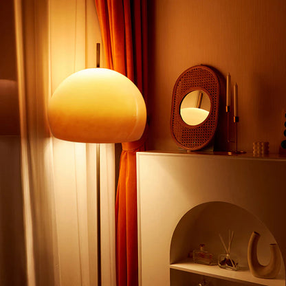 Bauhaus Glass Shade Floor Lamp for Living Spaces | Benrix