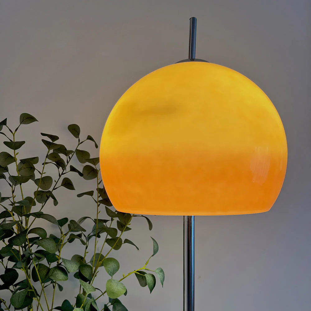 Bauhaus Glass Shade Floor Lamp for Living Spaces | Benrix