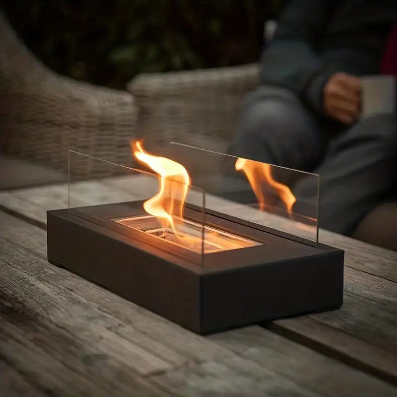 Bio Ethanol Table Fireplace Modern Freestanding Design | Zanvora