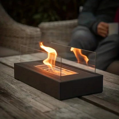 Bio Ethanol Table Fireplace Modern Freestanding Design | Zanvora