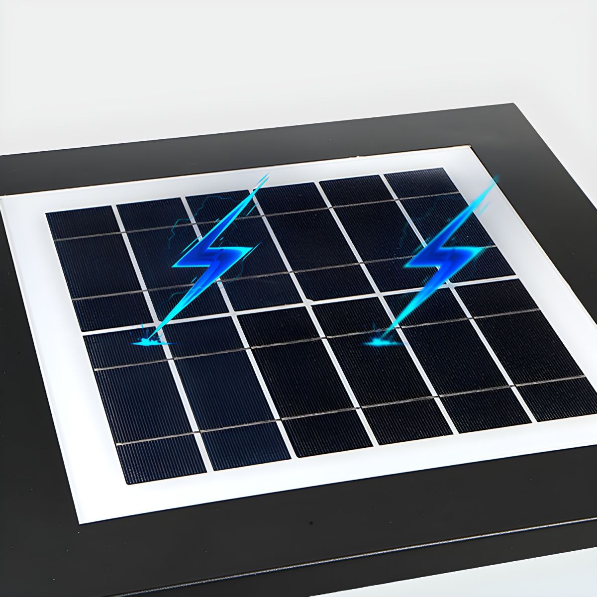 Black Solar LED Outdoor Pillar Light Acrylic Shade | Xarqen