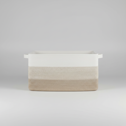 Braided Cotton Storage Basket | 70L Capacity for Home Organization