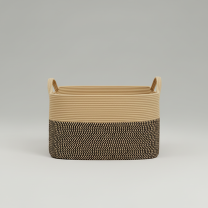 Braided Storage Basket | Versatile Laundry Hamper