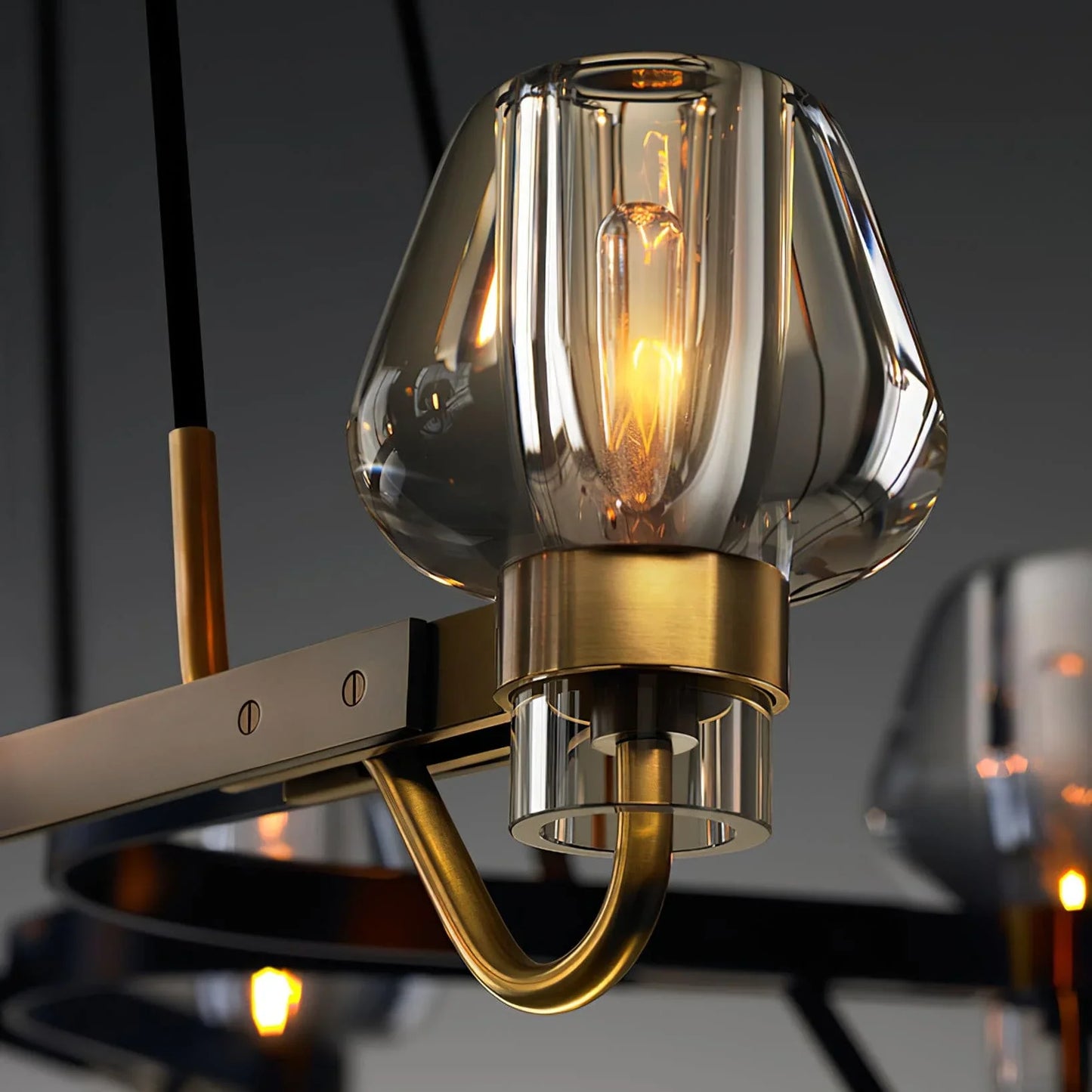 Brass Frame Chandelier for Modern Interior Use | Bronel