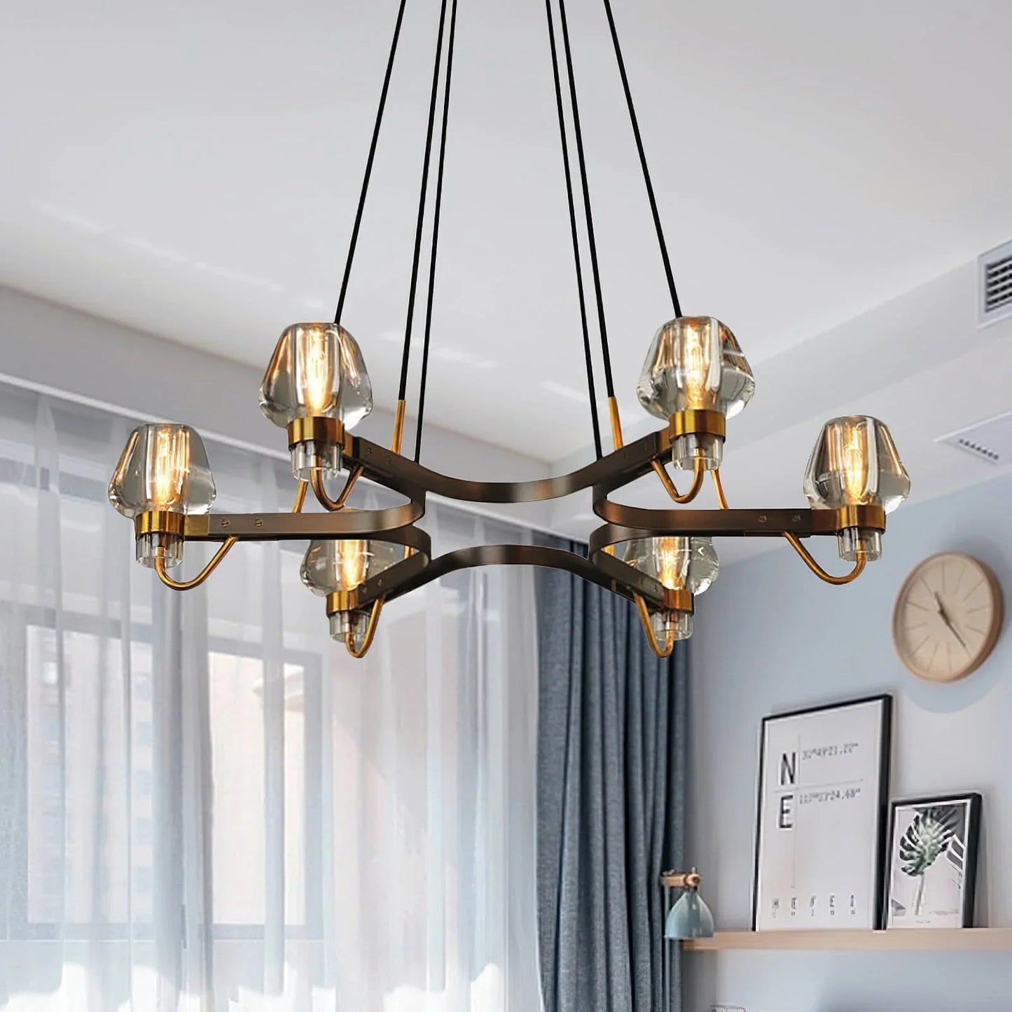 Brass Frame Chandelier for Modern Interior Use | Bronel