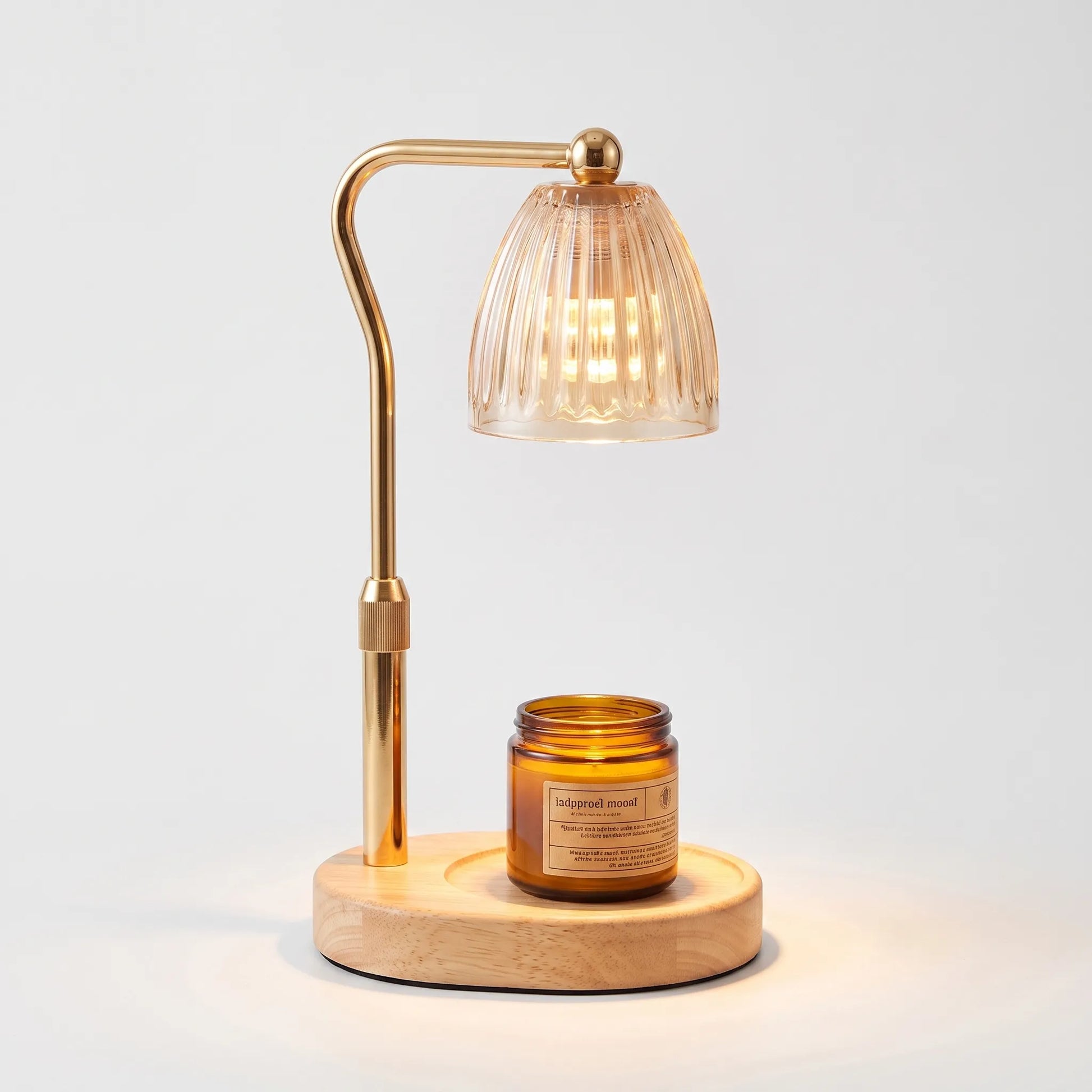 Candle Warmer Lamp Dimmable 50W Glass Shade