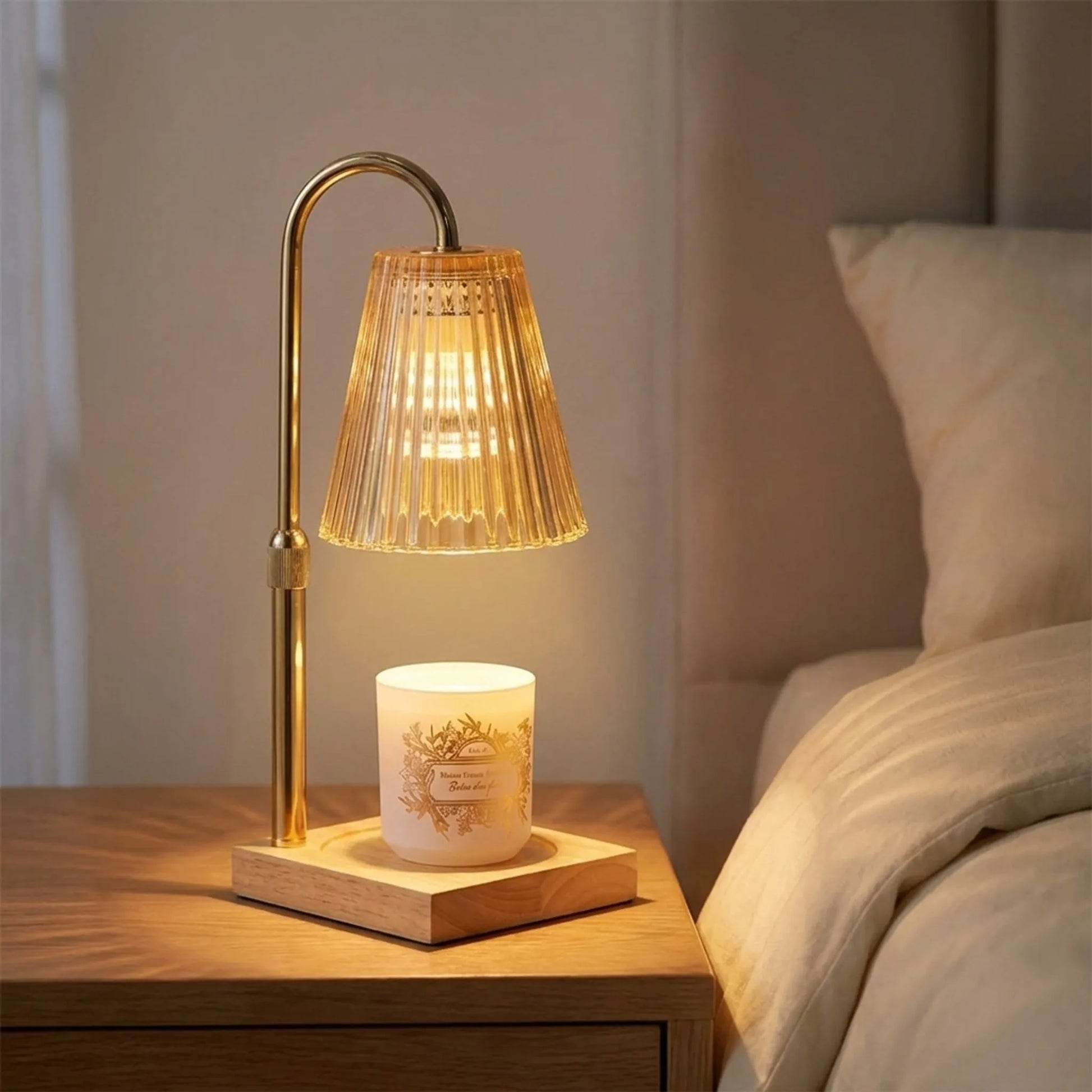 Candle Warmer Lamp Dimmable Adjustable Height Timer