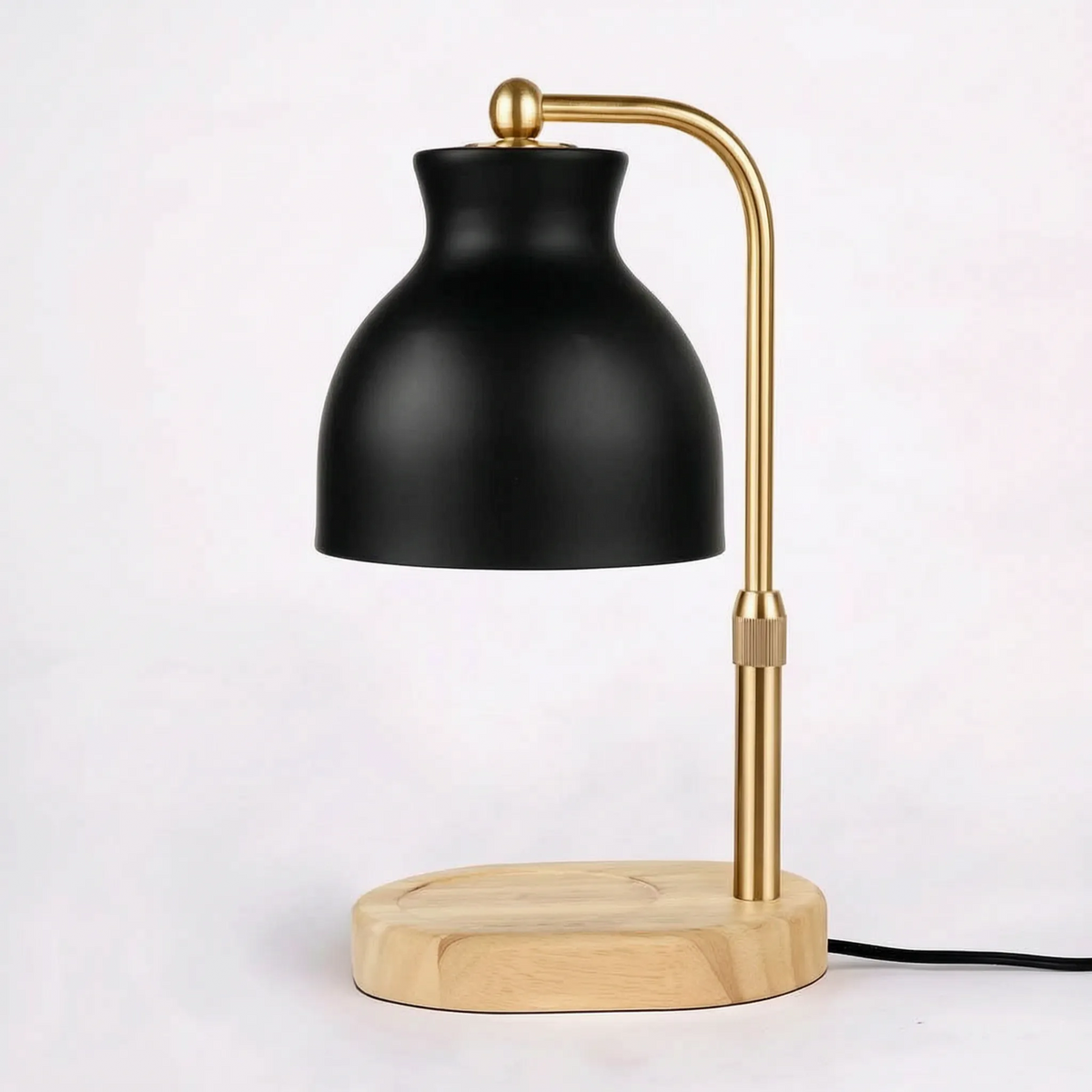 Candle Warmer Lamp Dimmable Black Metal Shade