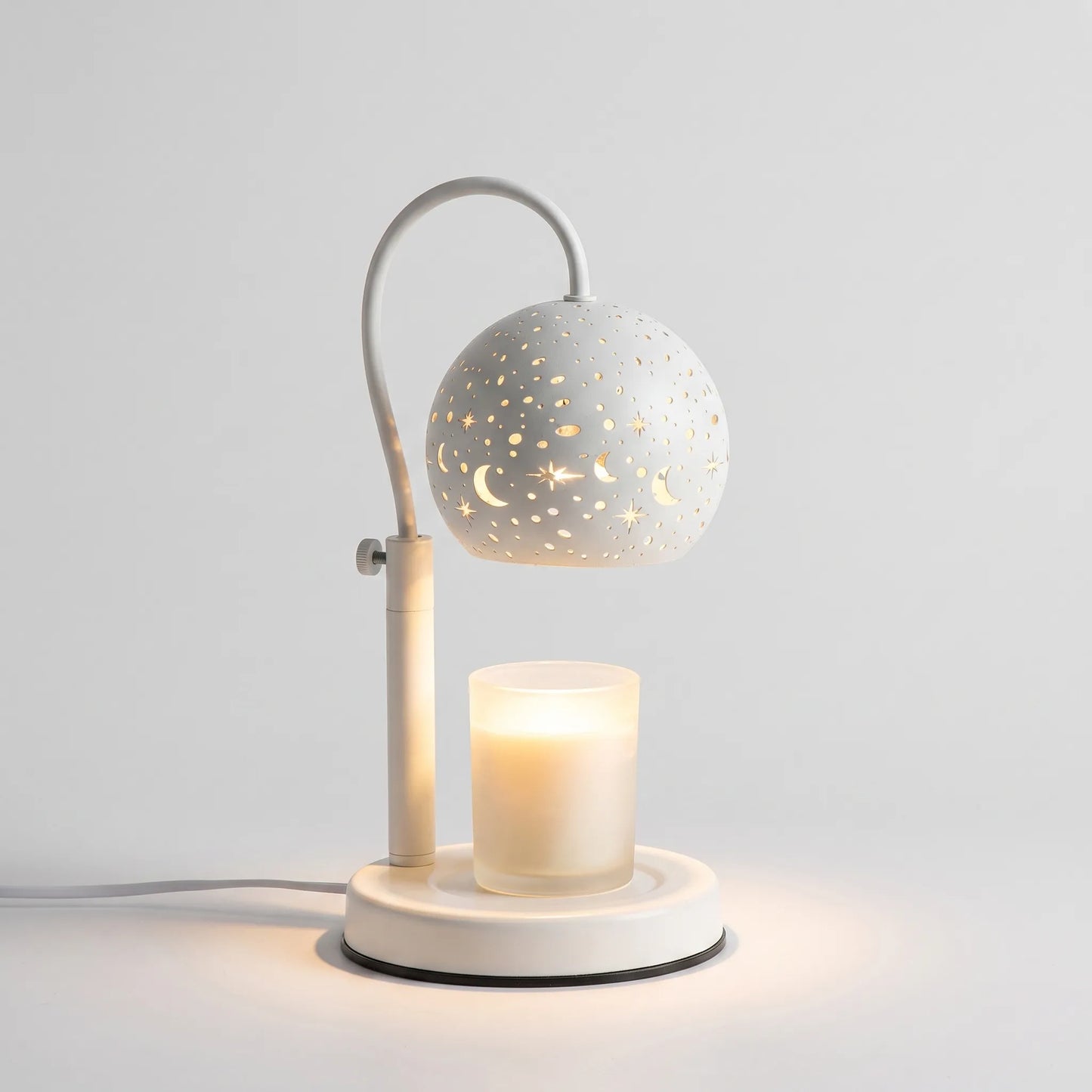 Candle Warmer Lamp Moon and Stars Design