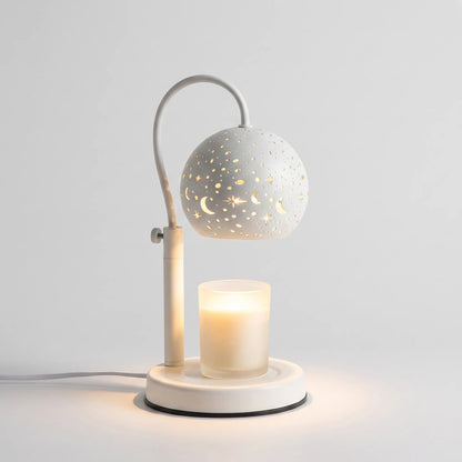 Candle Warmer Lamp Moon and Stars Design