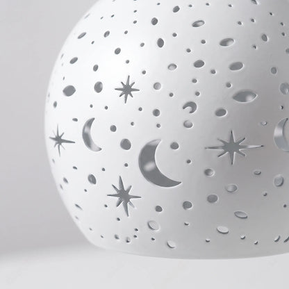 Candle Warmer Lamp Moon and Stars Design
