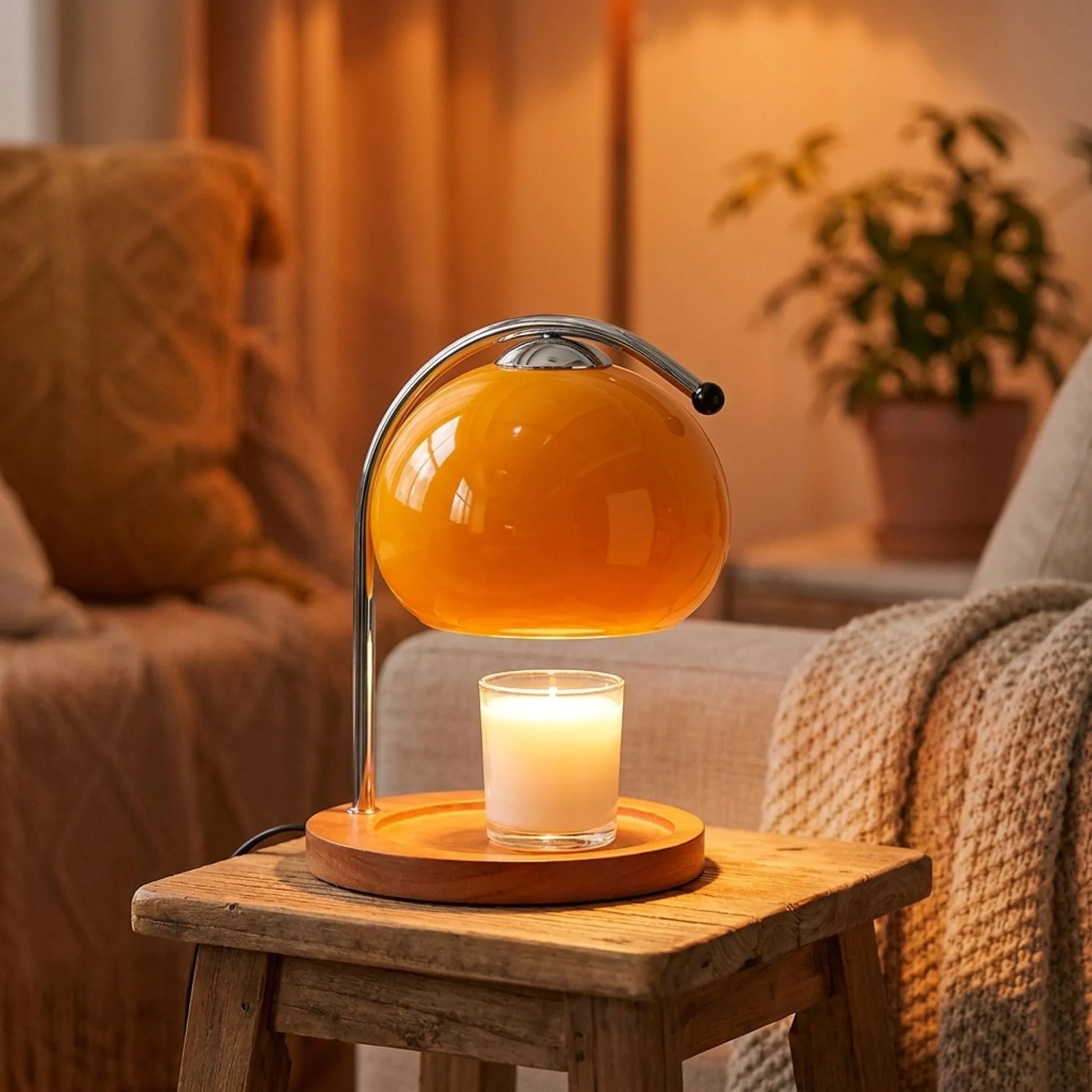 Candle Warmer Lamp Retro Dome Design