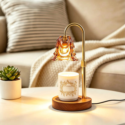 Candle Warmer Lamp with Adjustable Height and Timer