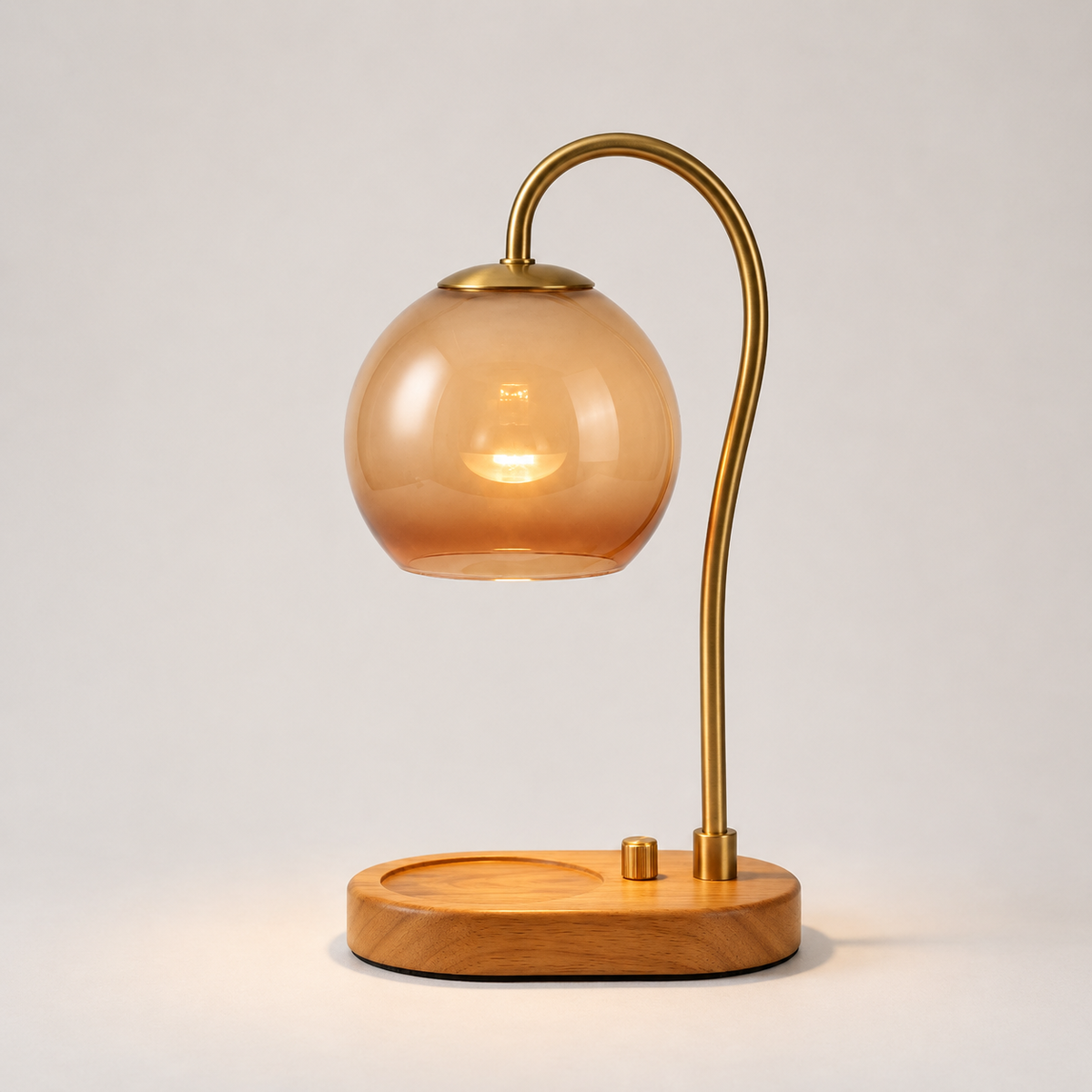 Candle Warmer Lamp with Dimmable Mosaic Shade