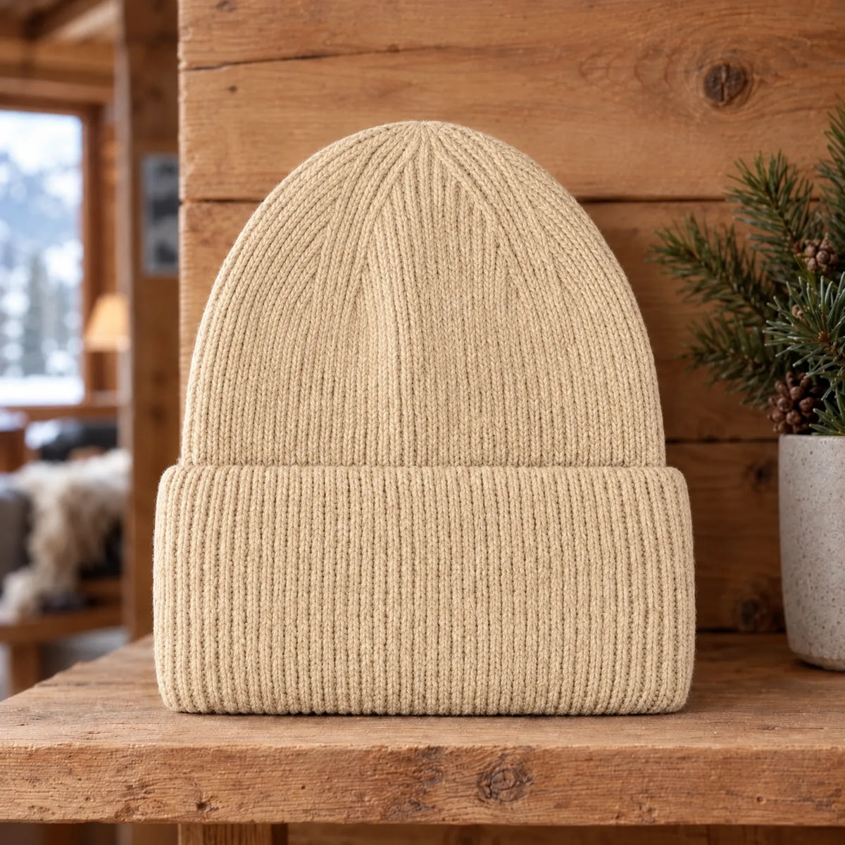 Casual Ribbed Winter Toque Hat