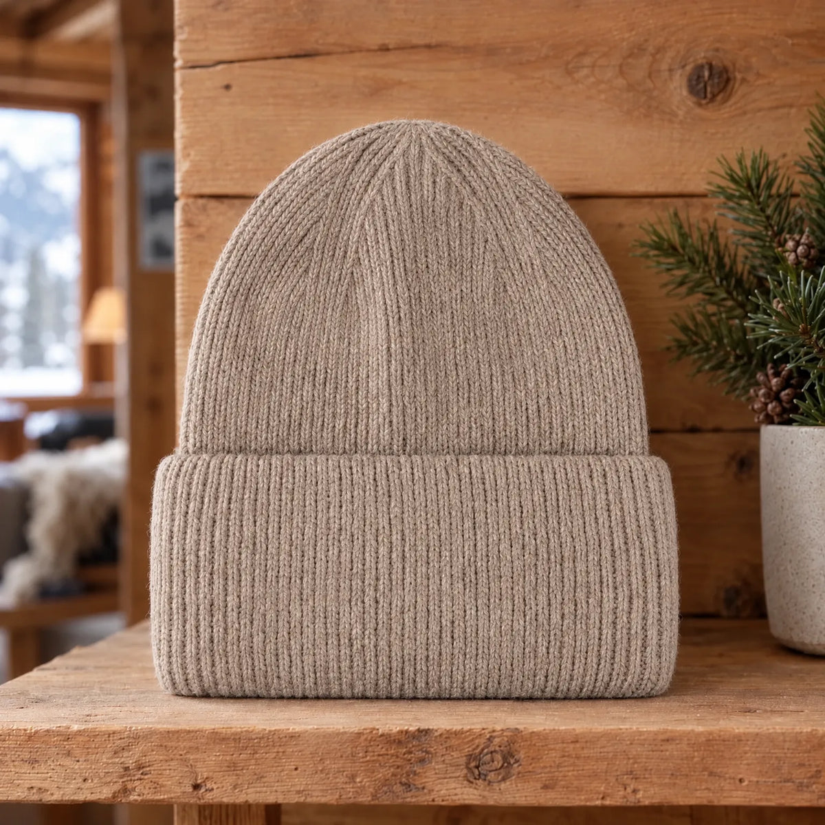 Casual Ribbed Winter Toque Hat