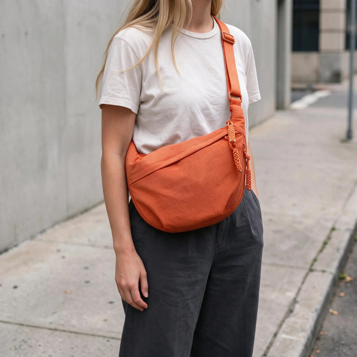 Casual Slouchy Tote Crossbody Shoulder Bag