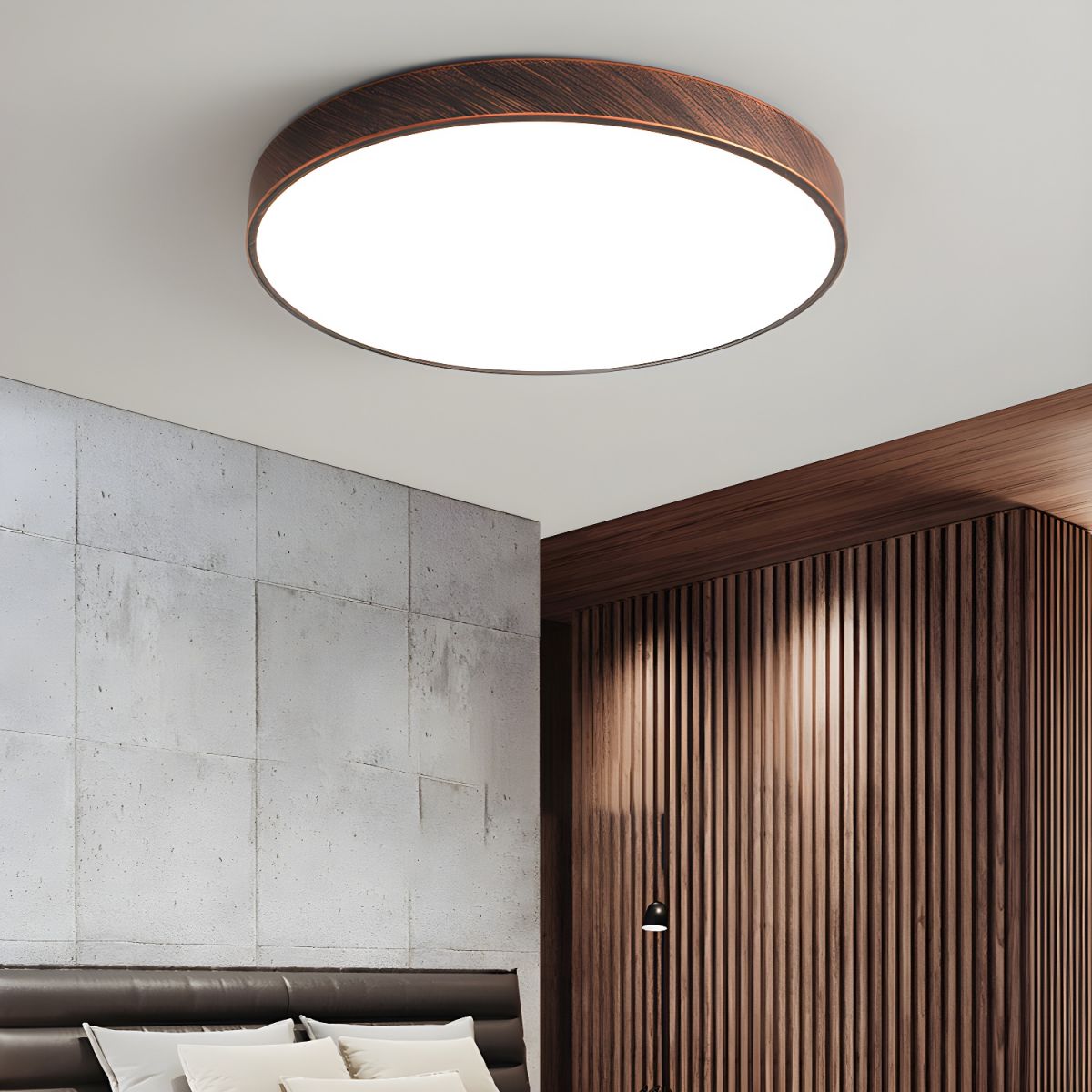 Ceiling LED Flush Mount Light Metal Modern Style | Lurenta