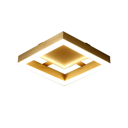 Ceiling LED Light Modern Gold Metal Fixture | Morvex