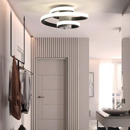 Ceiling LED Light Nordic Spiral Acrylic Design | Avelon