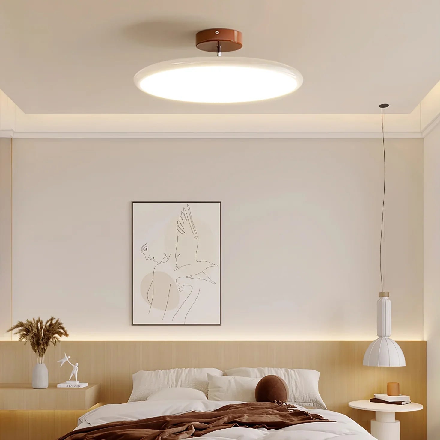 Ceiling LED Light with Adjustable Circular Shade | Lumexon