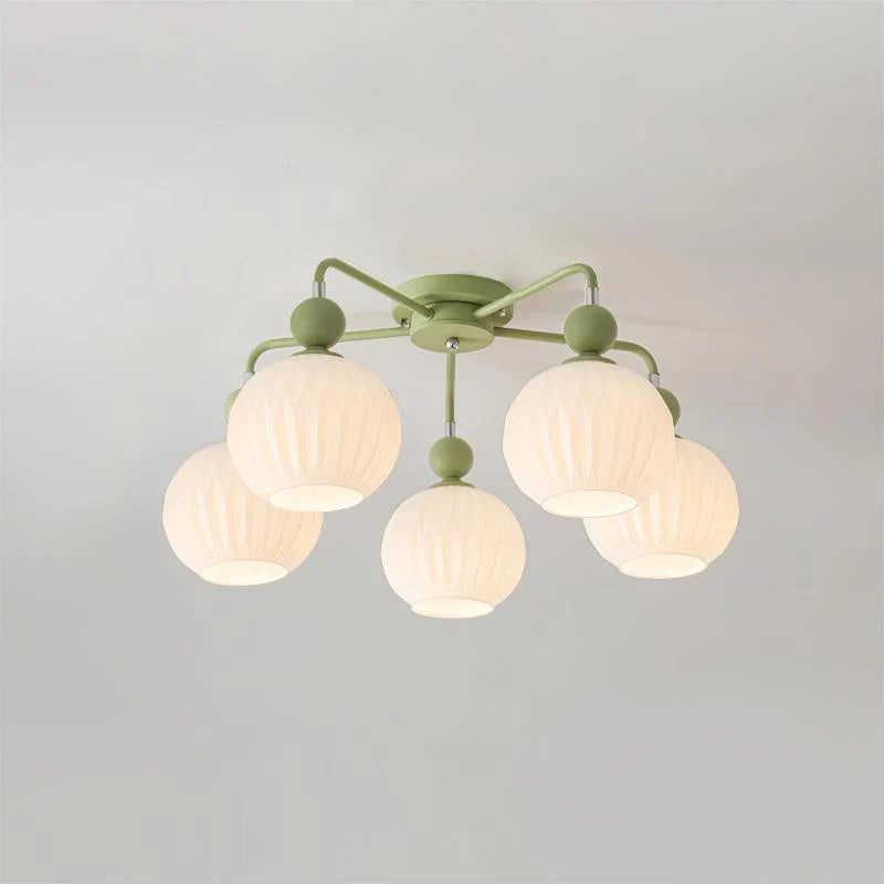 Ceiling Light Fixture with Ribbed Glass | Lamira