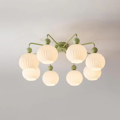 Ceiling Light Fixture with Ribbed Glass | Lamira