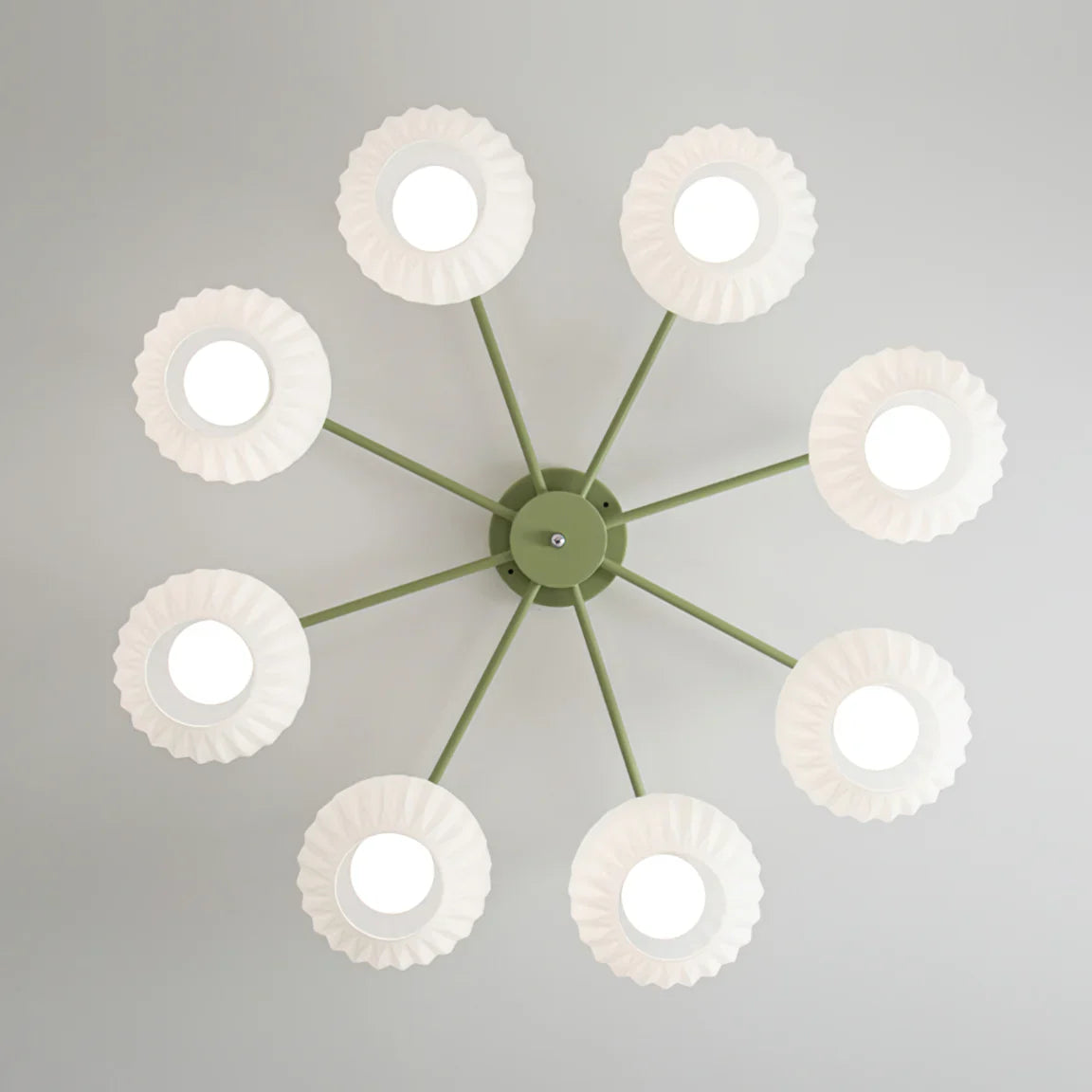Ceiling Light Fixture with Ribbed Glass | Lamira