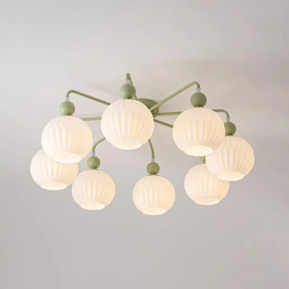 Ceiling Light Fixture with Ribbed Glass | Lamira