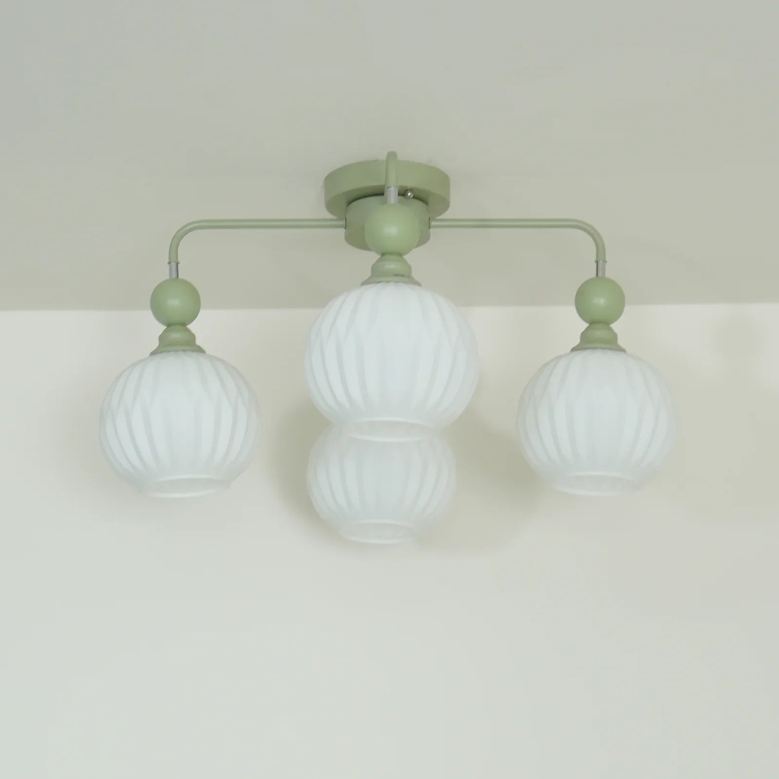 Ceiling Light Fixture with Ribbed Glass | Lamira