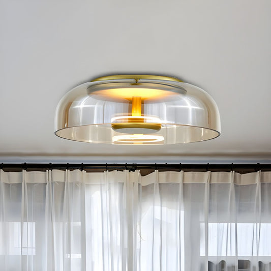 Ceiling Light Glass Dome Nordic Modern Design | Aurelo
