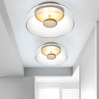 Ceiling Light Glass Dome Nordic Modern Design | Aurelo