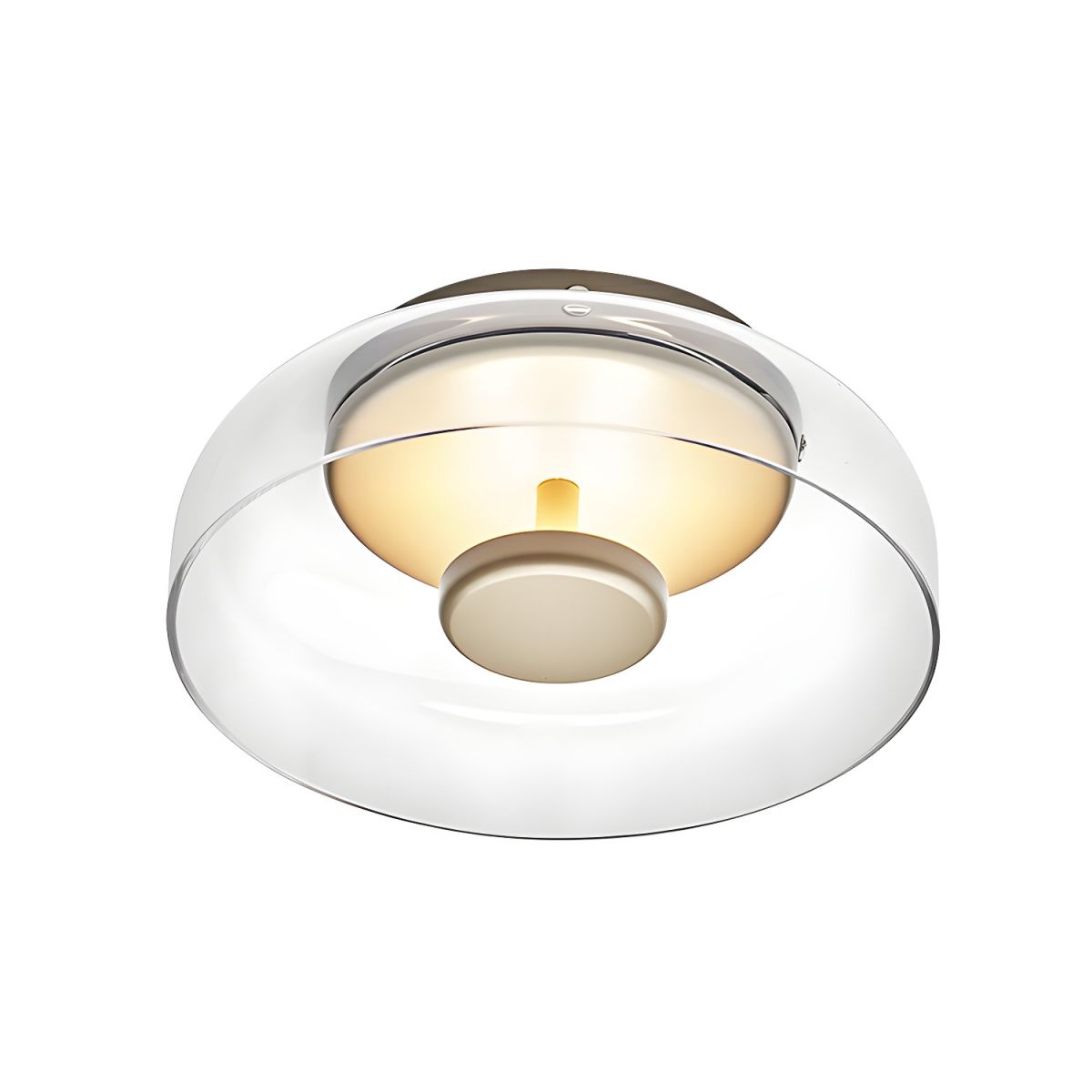 Ceiling Light Glass Dome Nordic Modern Design | Aurelo