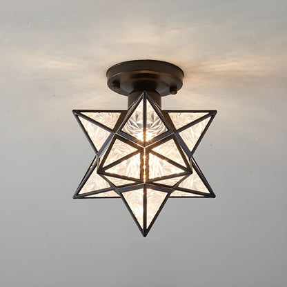 Ceiling Light Star Nordic Colonial Flush Fixture | Aureva