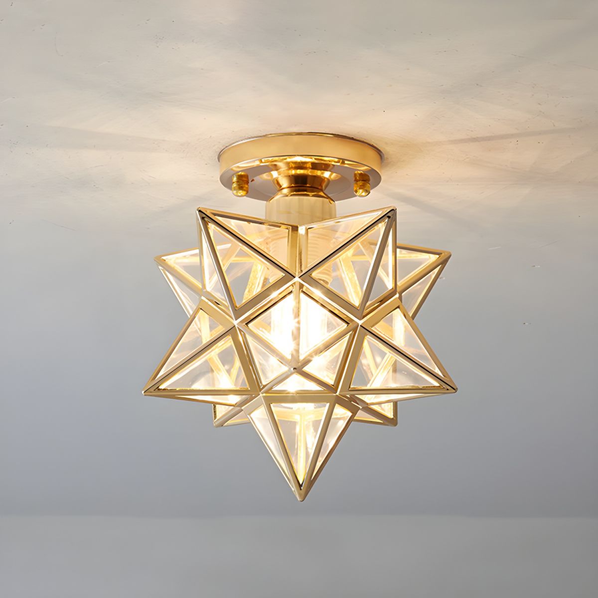 Ceiling Light Star Nordic Colonial Flush Fixture | Aureva