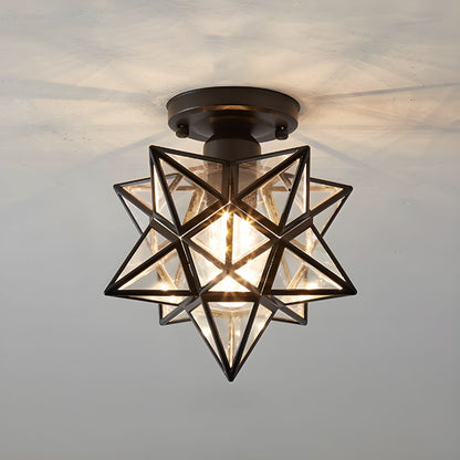 Ceiling Light Star Nordic Colonial Flush Fixture | Aureva