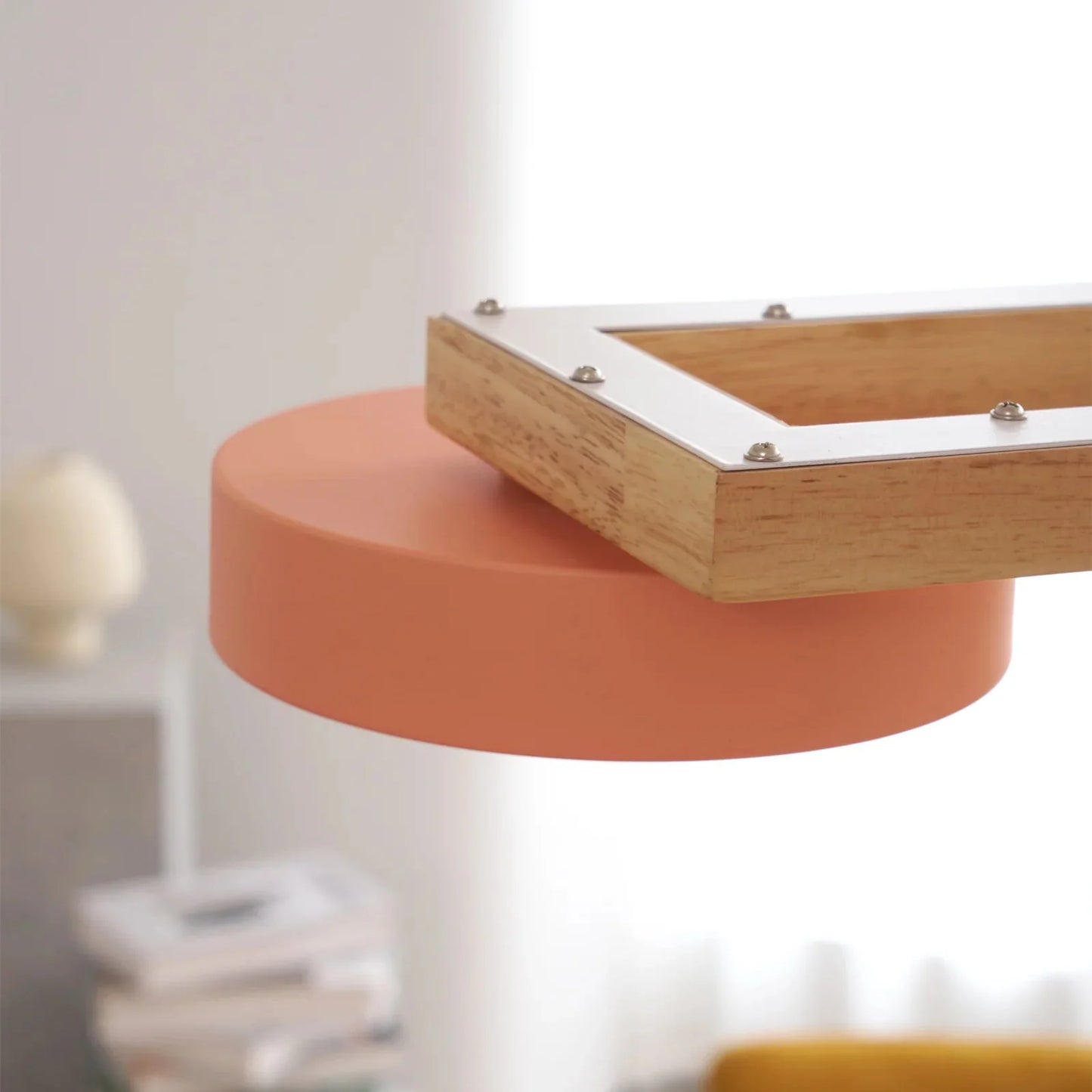 Modern Wooden Frame LED Bird Pendant Chandelier | Lumwood