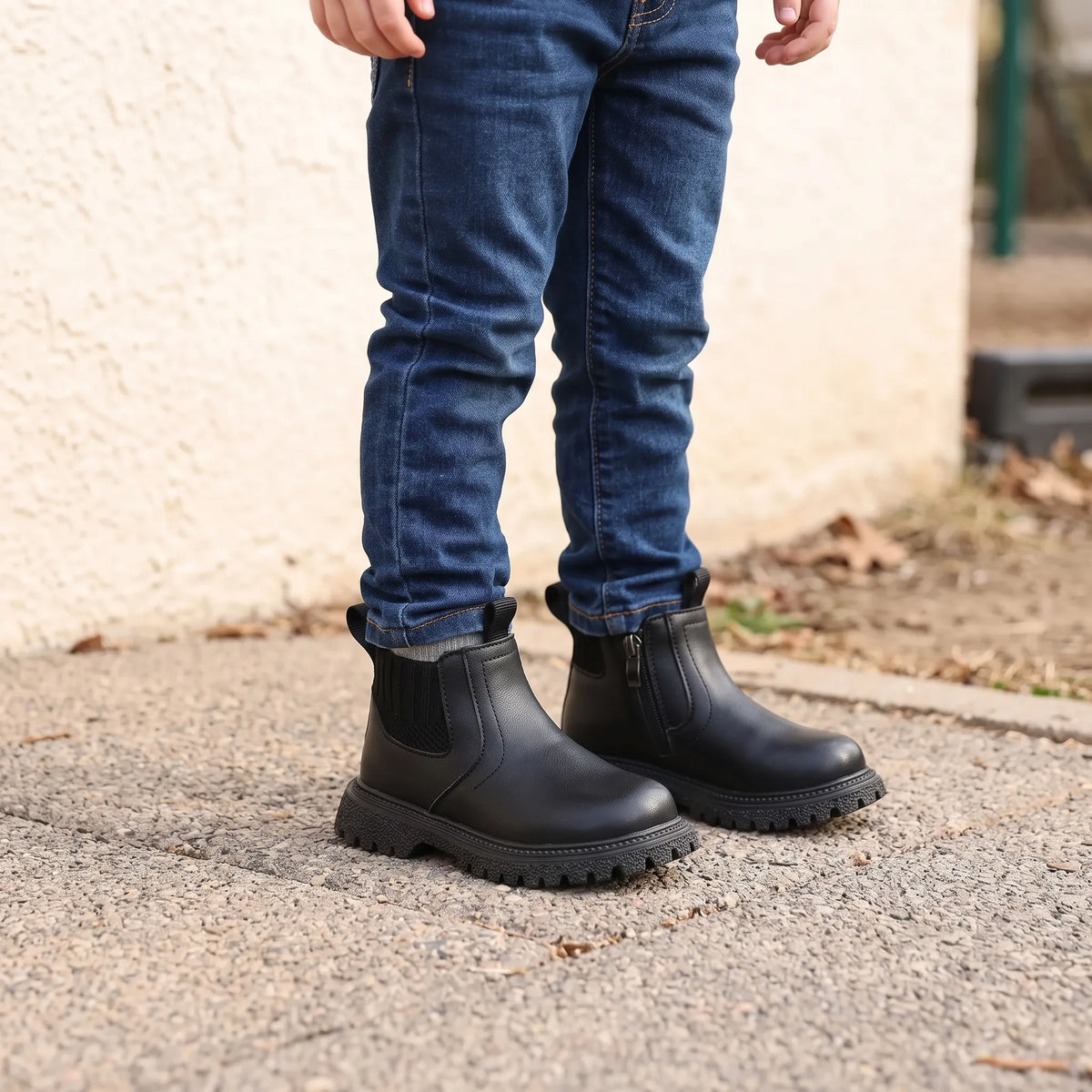 Children Round Toe Ankle Boots