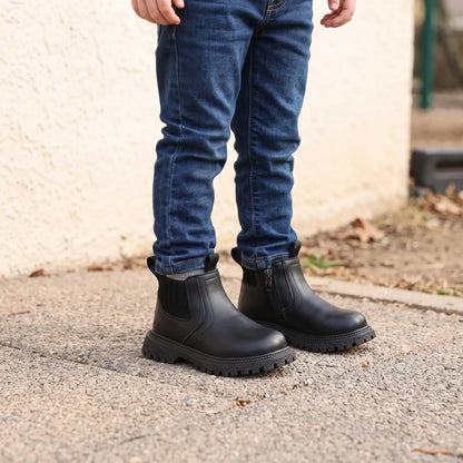 Children Round Toe Ankle Boots