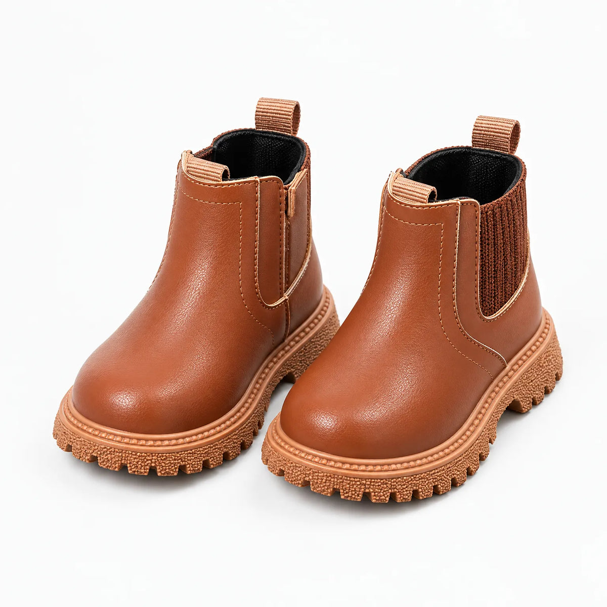Children Round Toe Ankle Boots