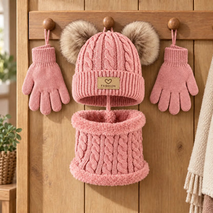 Children's Knit Winter Accessory Set
