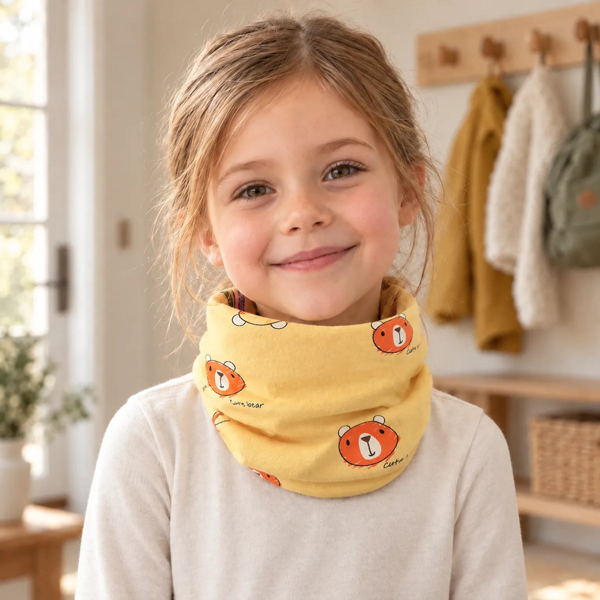 Children's Printed Ring Neck Scarf