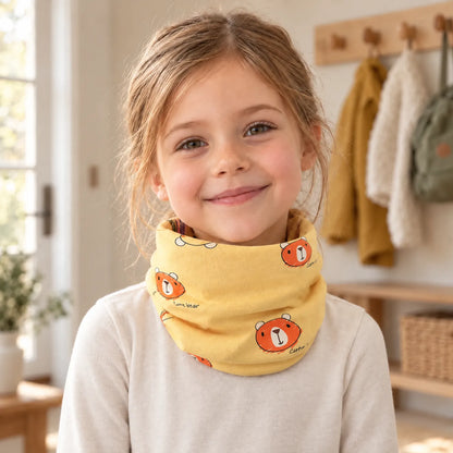 Children's Printed Ring Neck Scarf