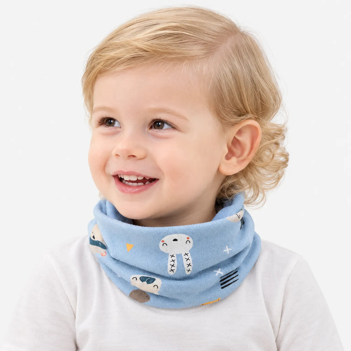 Children's Printed Ring Neck Scarf