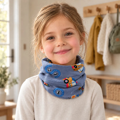 Children's Printed Ring Neck Scarf