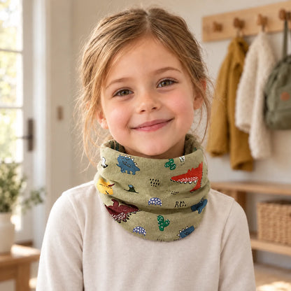 Children's Printed Ring Neck Scarf