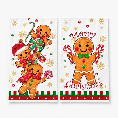 Christmas Gingerbread Man Kitchen Towel Set