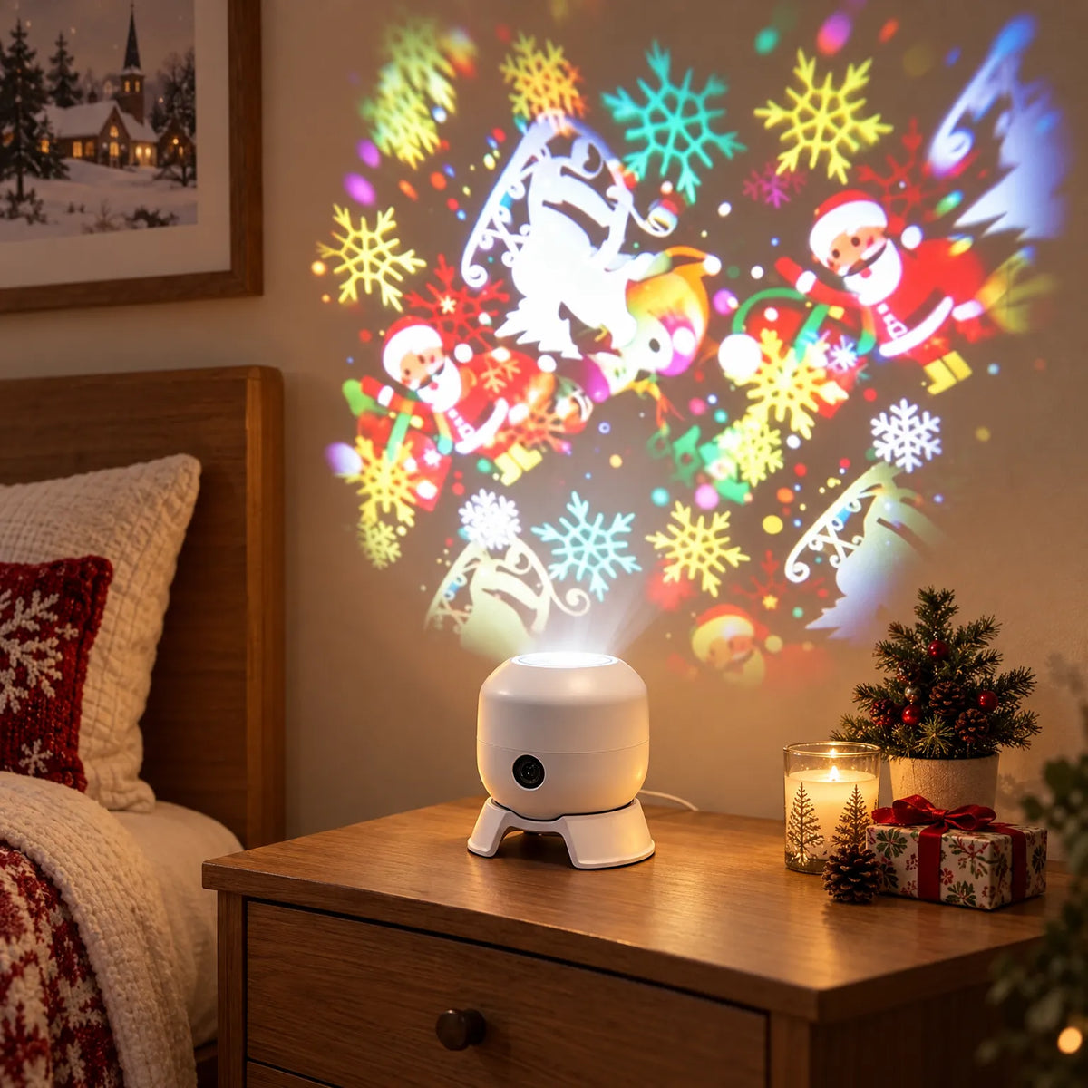 Christmas Holiday Light Projector Lamp