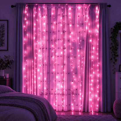 Christmas LED Curtain String Lights